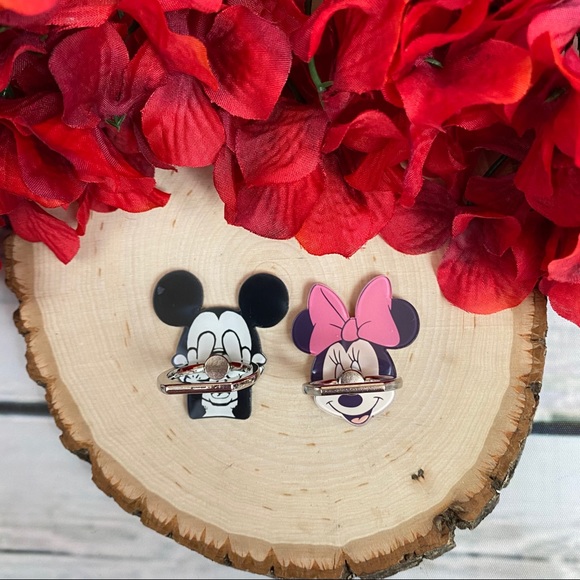 Mickey & Minnie Mouse Cell Phone Ring & Kickstand - Picture 5 of 8